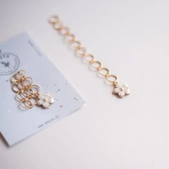 Knits Row Counter Warm gold White lily - kerroslaskuri