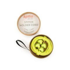 Katia Silmukkakaapeli 5 m ja 4 kpl stoppareita - vihre&auml;