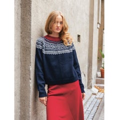 2510-02 Marius naisten pusero Neuleohje suomeksi