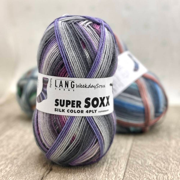 Super Soxx Silk Color 4-ply