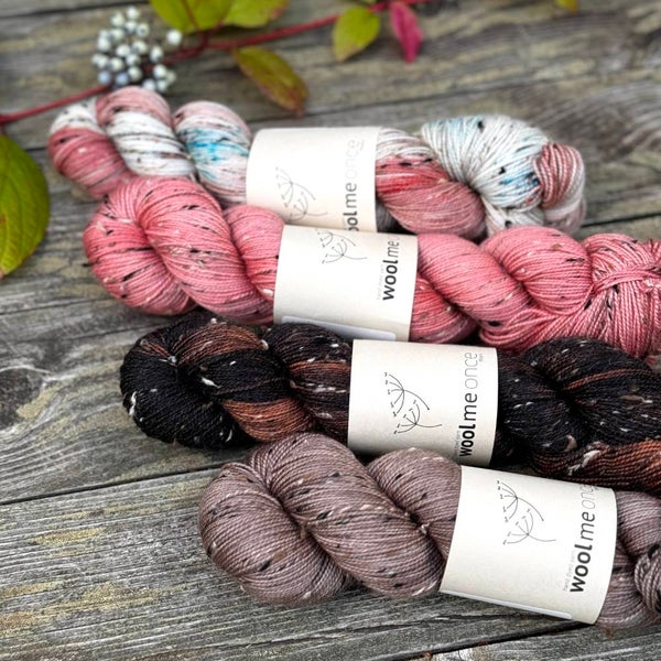 Wool Me Once Fibers Donegal Tweed