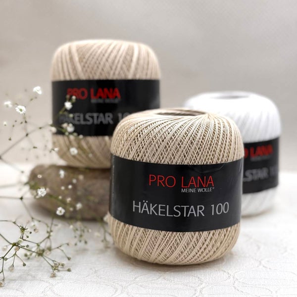 Pro Lana H&auml;kelstar 100 Virkkauslanka
