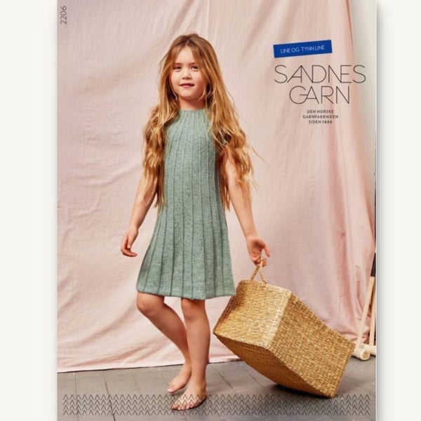 Sandnes Garn Ohjevihko 2206 Line og Tynn Line, ruotsi