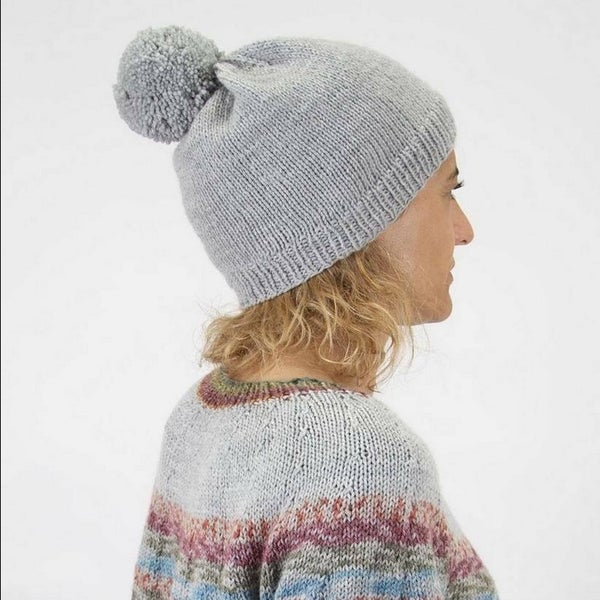 Neulottu myssy, ilmainen ohje