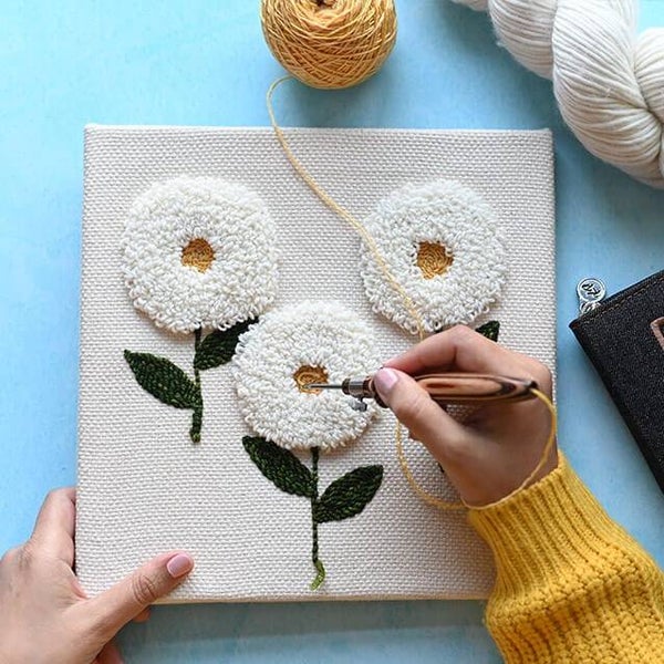 KnitPro Tuftauskehys Neli&ouml;, 2 kpl 25 x 25 cm ja 20 x 20 cm